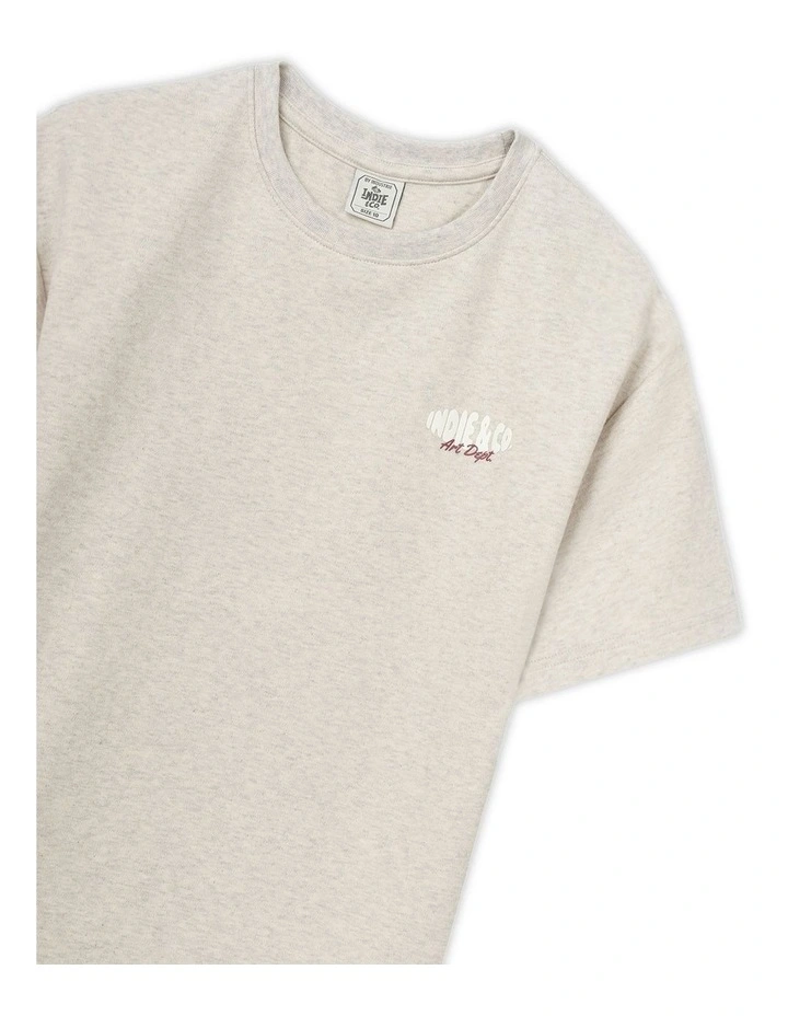 The Lenox Tee (8-16 Years) in Vintage Marle image 3