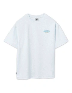 The Lenox Tee (8-16 Years) in Blue Marle