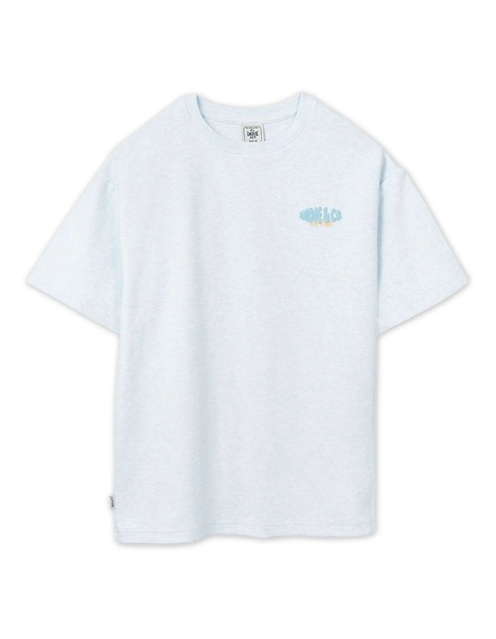 The Lenox Tee (8-16 Years) in Blue Marle image 1
