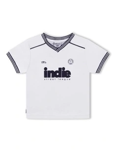 The League Tee (3-7 Years) in White