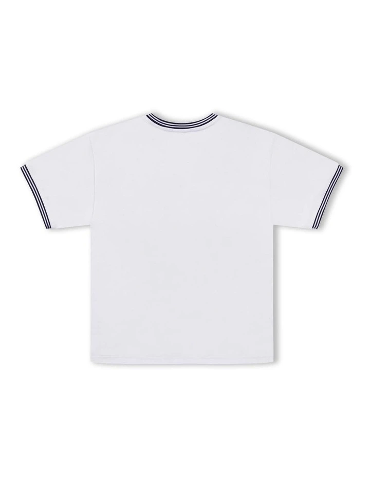 The League Tee (3-7 Years) in White image 3