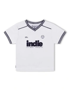 The League Tee (8-16 Years) in White