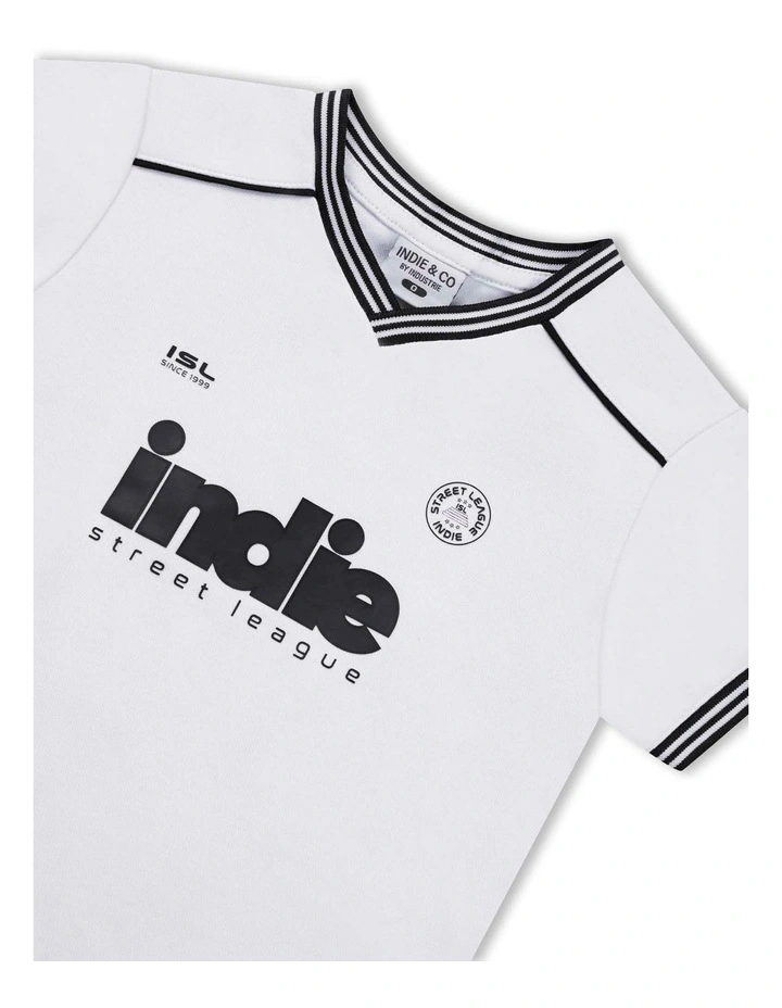 The League Tee (8-16 Years) in White image 2