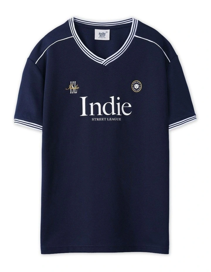 The Toledo Tee (8-16 Years) in Navy image 1
