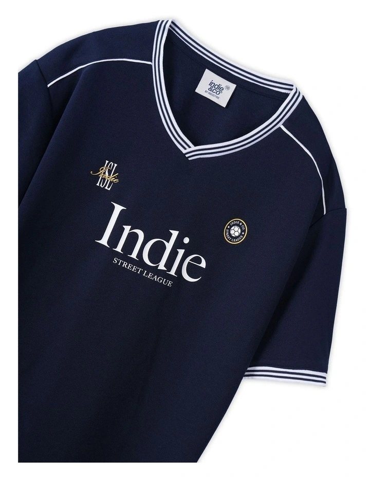 The Toledo Tee (8-16 Years) in Navy image 2