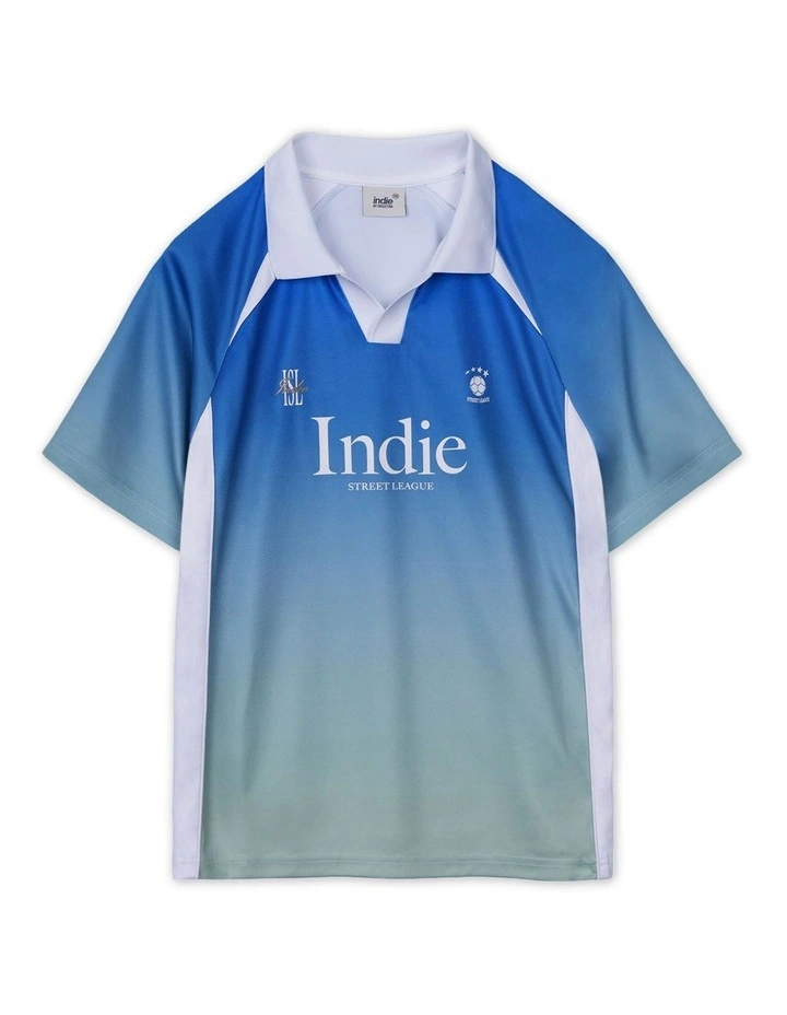 The Fresno Jersey (8-16 Years) in Blue Multi image 1