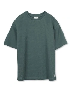The New Flynn Tee (3-7 Years) in Forest