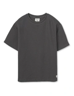 The New Flynn Tee (8-16 Years) in Charcoal