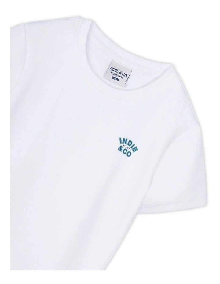 The Santo Tee (8-16 Years) in White image 2