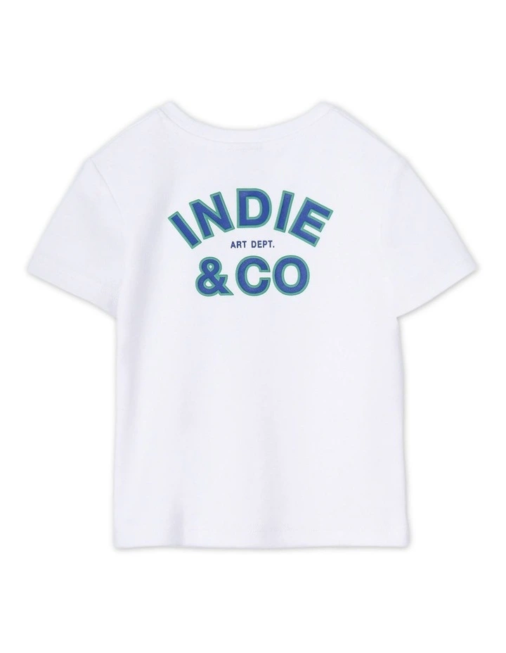The Santo Tee (8-16 Years) in White image 3