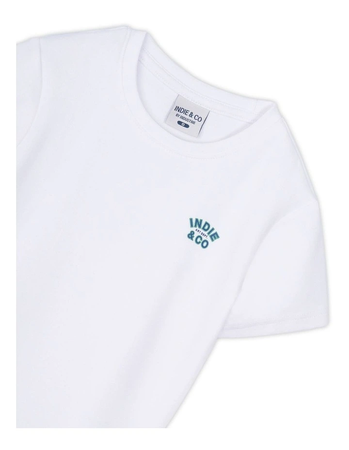 The Santo Tee (3-7 Years) in White image 2