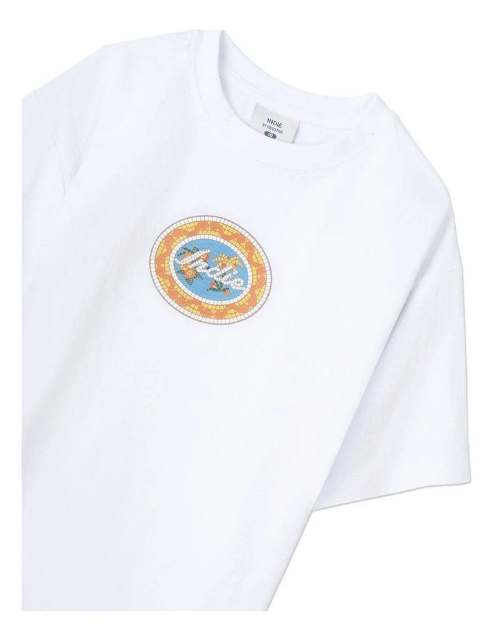 The Resort Tee in White (3-7 Years) image 2