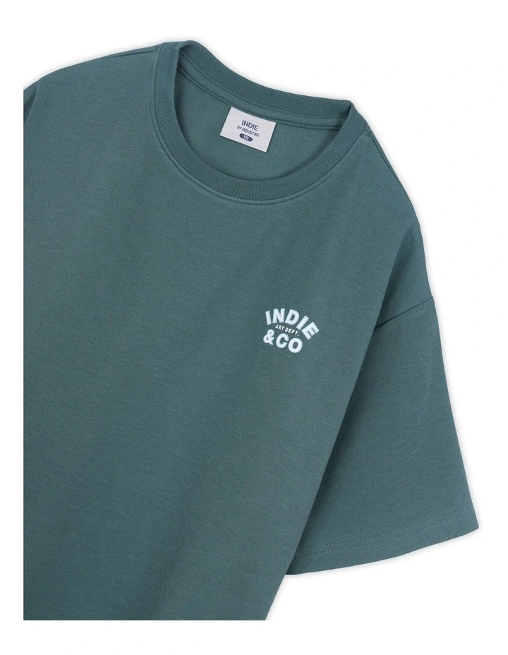 The Santo Tee (8-16 Years) in Clover image 2