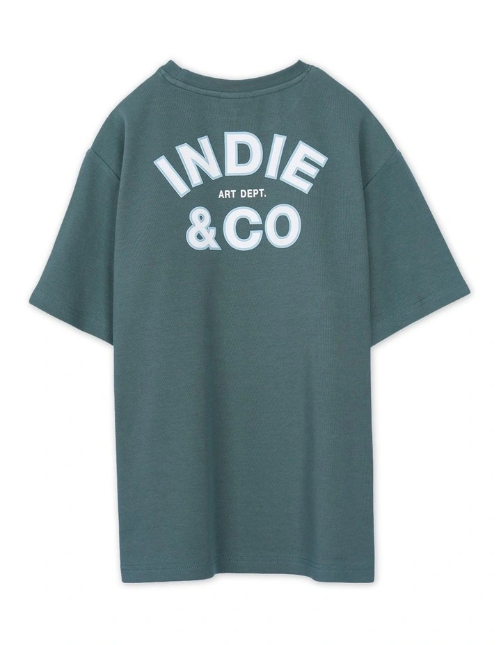The Santo Tee (8-16 Years) in Clover image 3