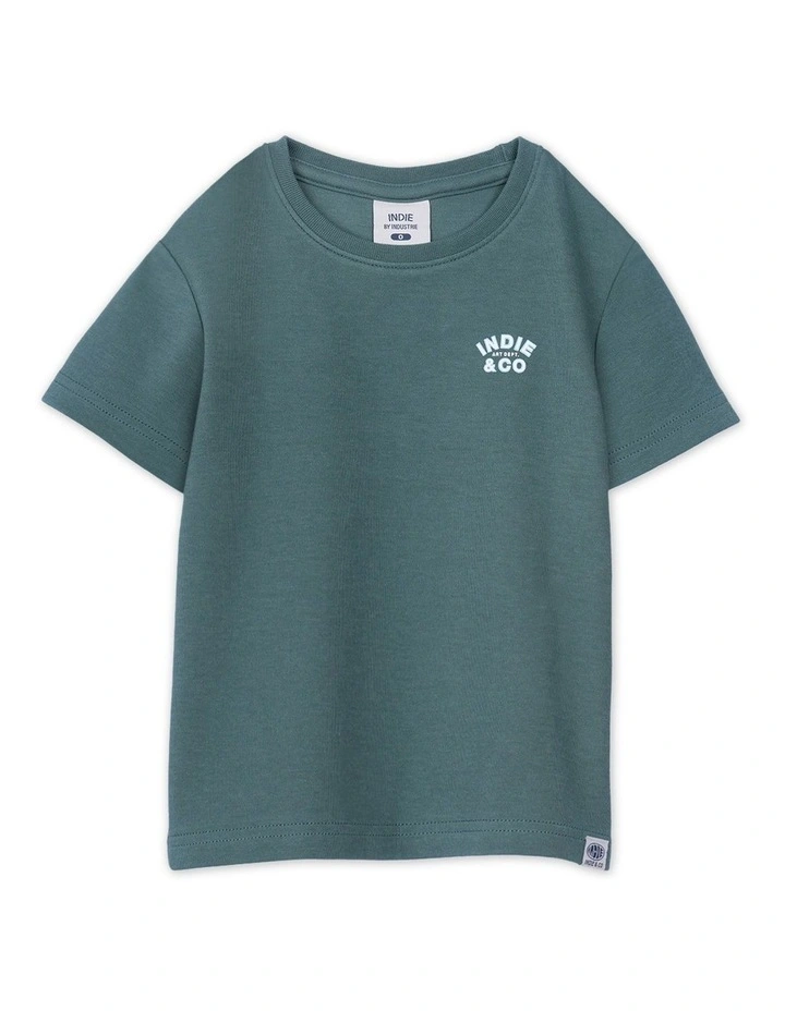 The Santo Tee (000-2 Years) in Clover image 1