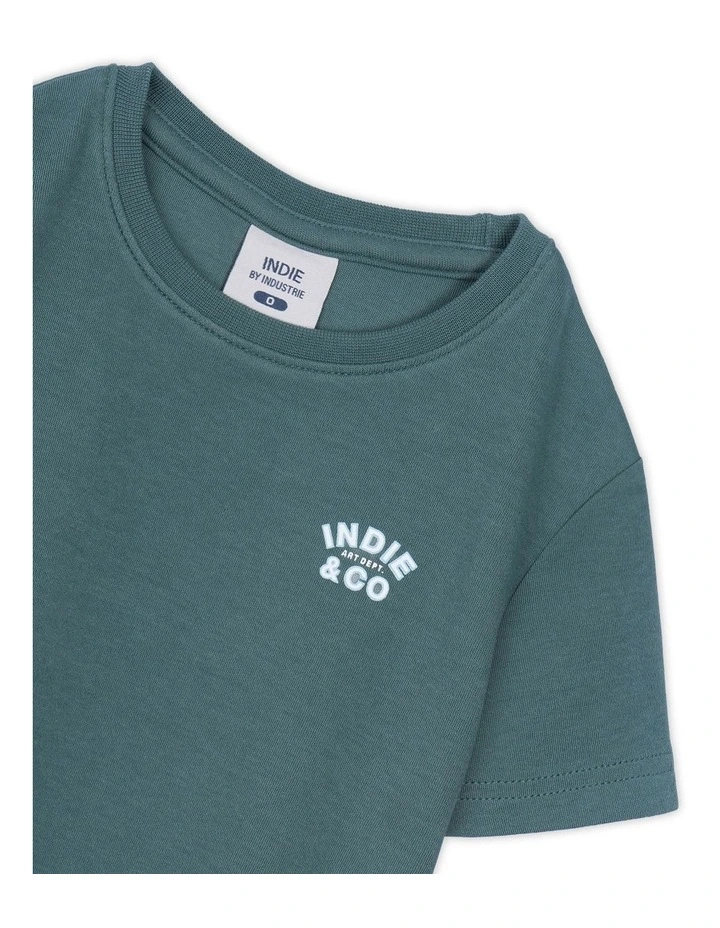 The Santo Tee (000-2 Years) in Clover image 2