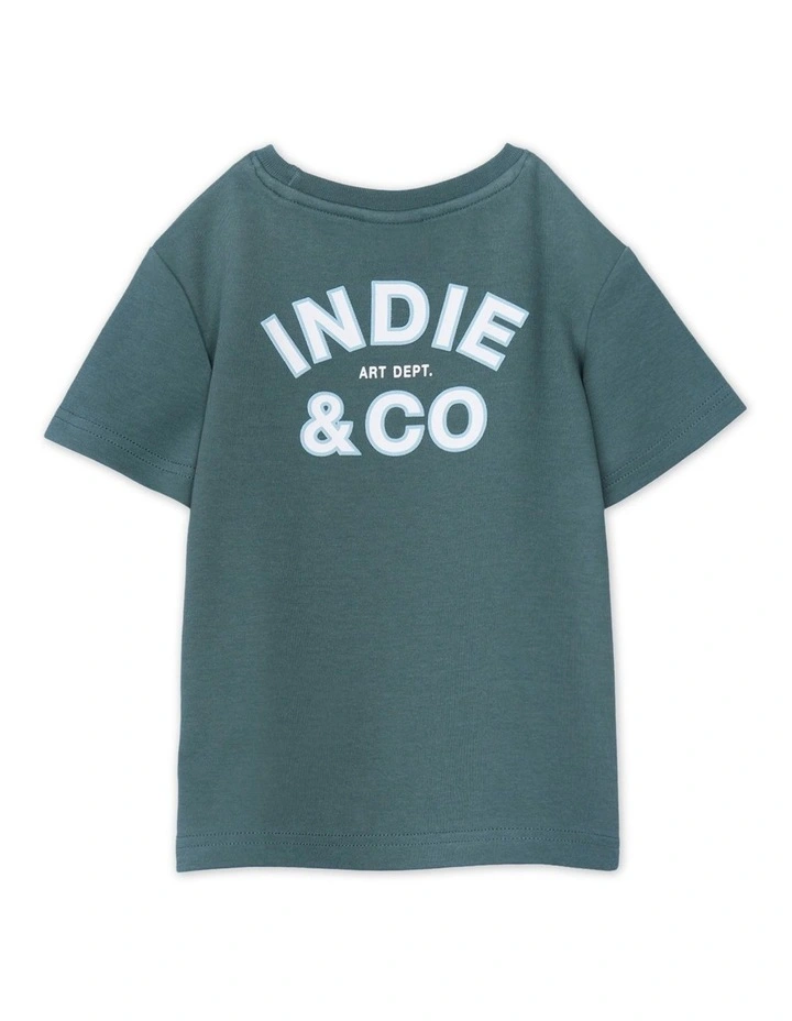 The Santo Tee (000-2 Years) in Clover image 3