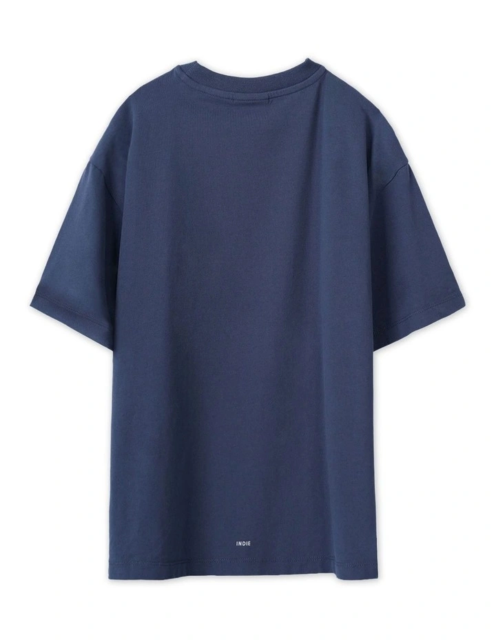 The Kosta Tech Tee (8-16 Years) in Ink image 3