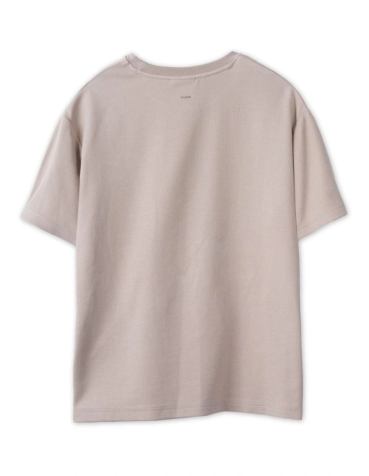 The Luxe Romford Tee (8-16 Years) in Tan image 3