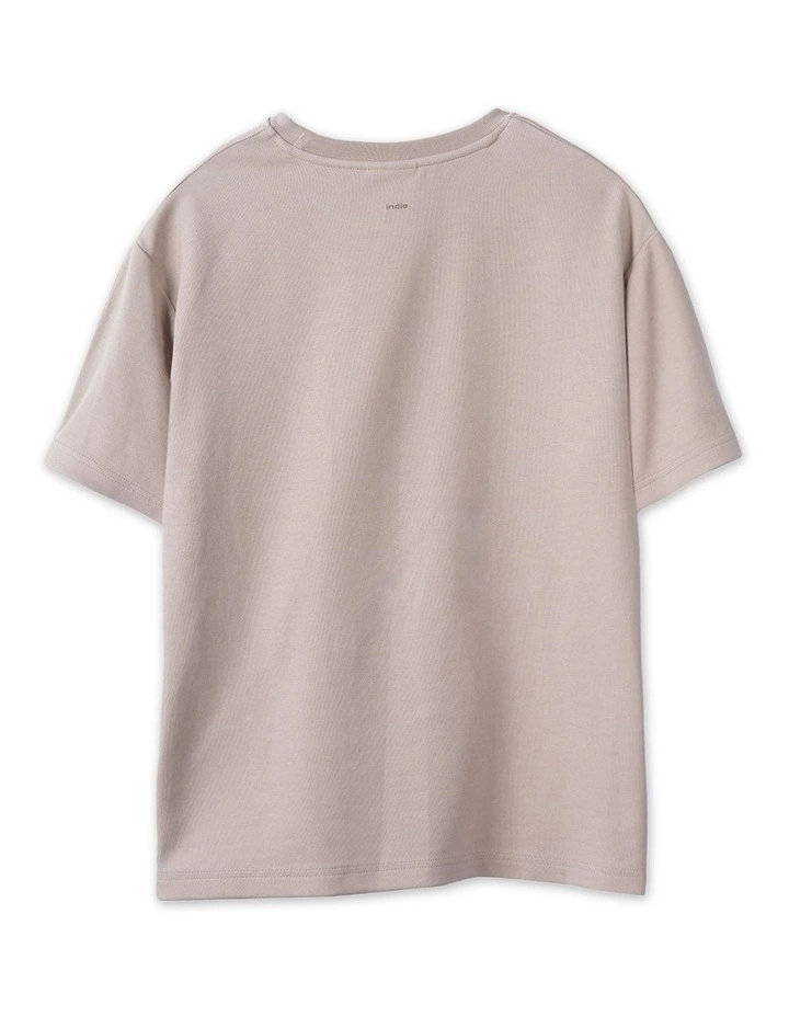 The Luxe Romford Tee (3-7 Years) in Tan image 3