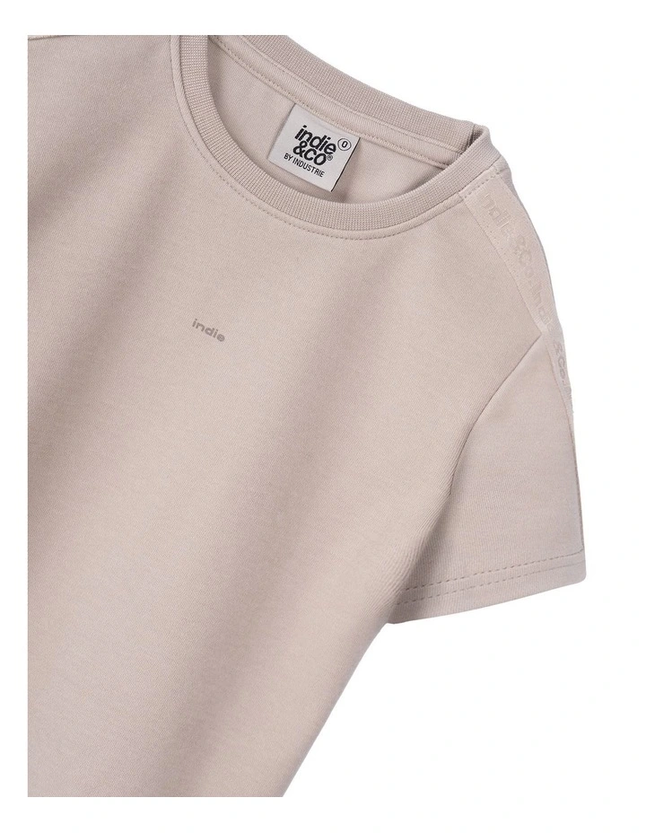 The Luxe Romford Tee (000-2 Years) in Tan image 3