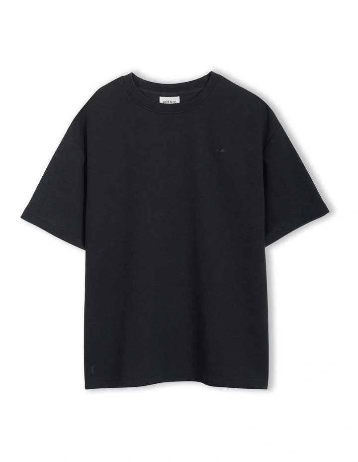The Indie Newport Tee (3-7 Years) in Black image 1