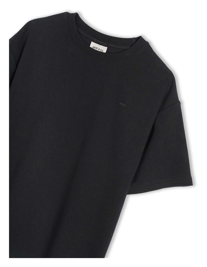 The Indie Newport Tee (3-7 Years) in Black image 2