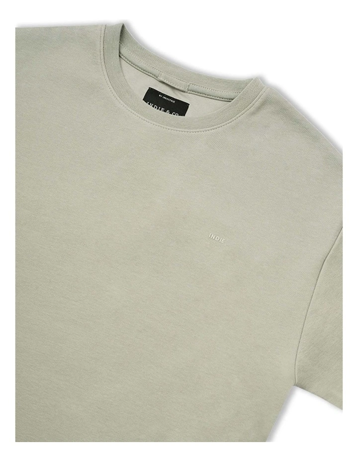 The Indie Newport Tee (3-7 Years) in Willow Green image 2