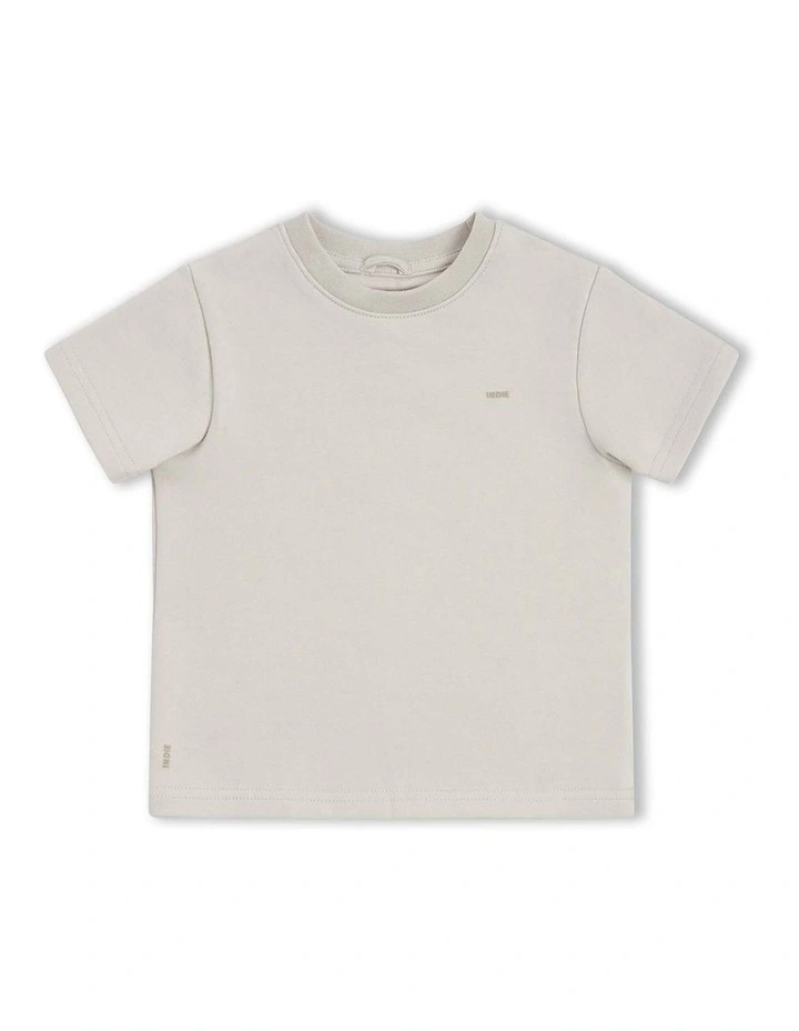 The Indie Newport Tee (000-2 Years) in Grain image 1
