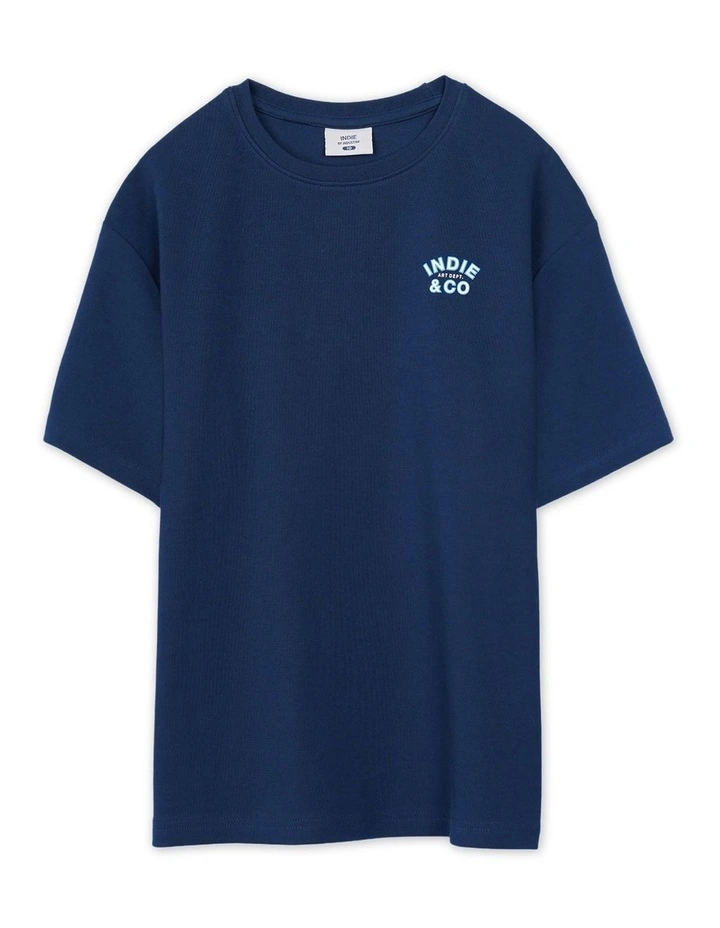 The Santo Tee (8-16 Years) in Navy image 1