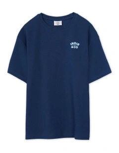 The Santo Tee (3-7 Years) in Navy