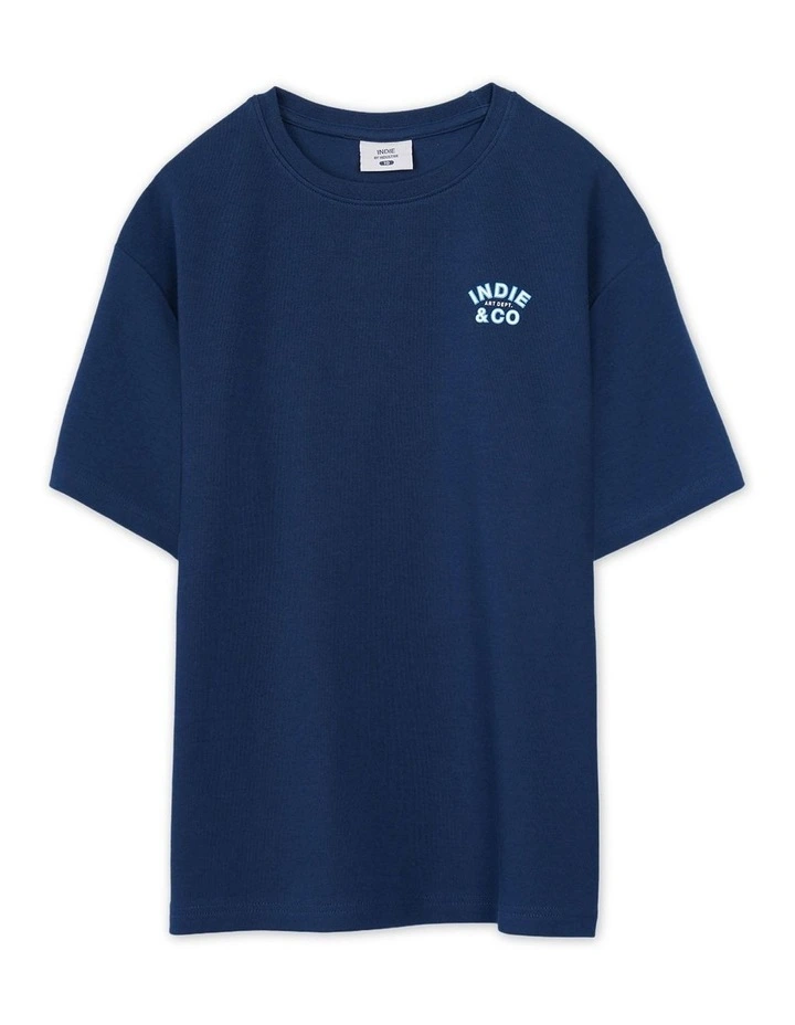 The Santo Tee (3-7 Years) in Navy image 1