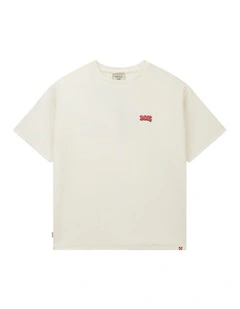 The Subway Tee (3-7 Years) in Chalk