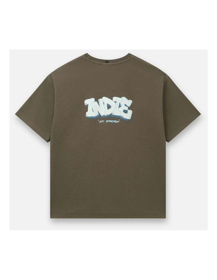 The Subway Tee (8-16 Years) in Mocha image 3