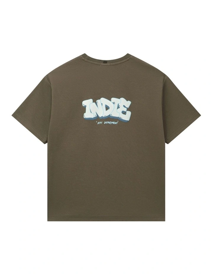 The Subway Tee (3-7 Years) in Mocha image 3