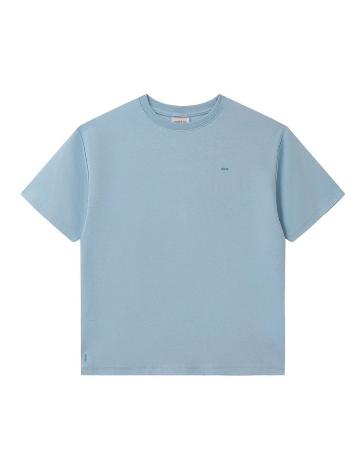 The Indie Newport Tee (8-16 Years) in Mineral Blue image 1