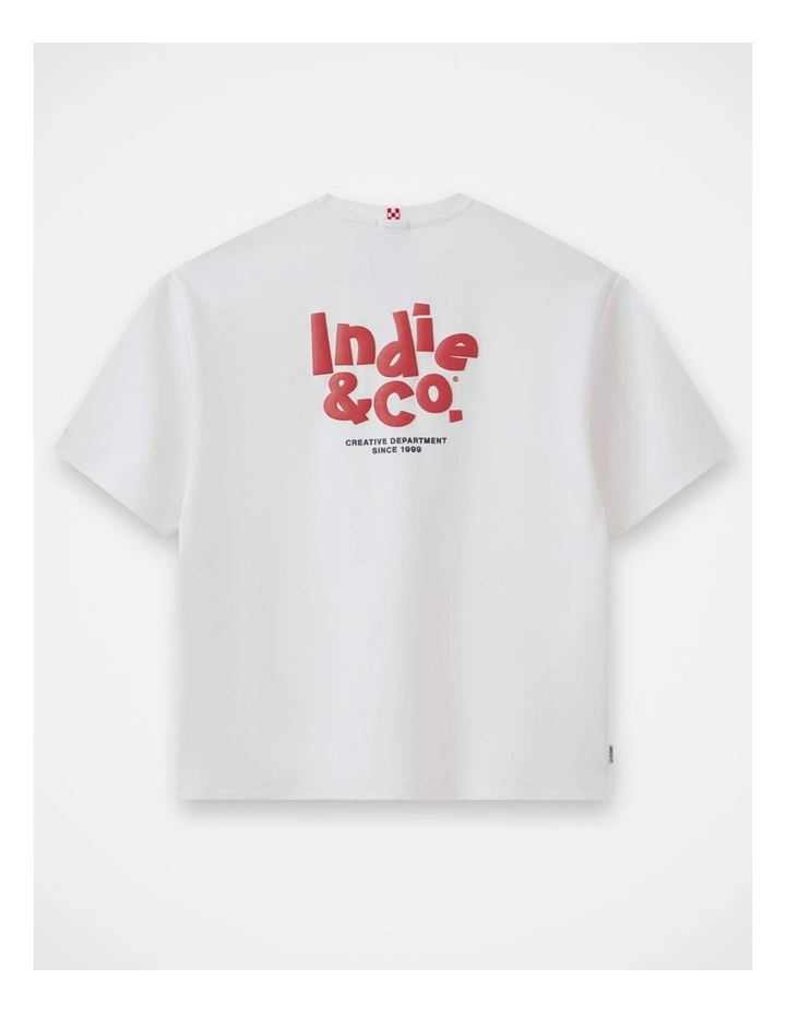 The Rhodes Tee - Winter White (8-16 yrs) image 2