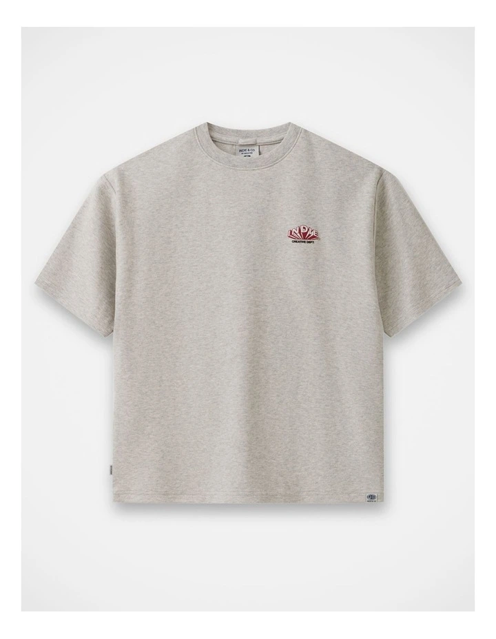 The Sawyer Tee - Oat Marle (3-7 yrs) image 1