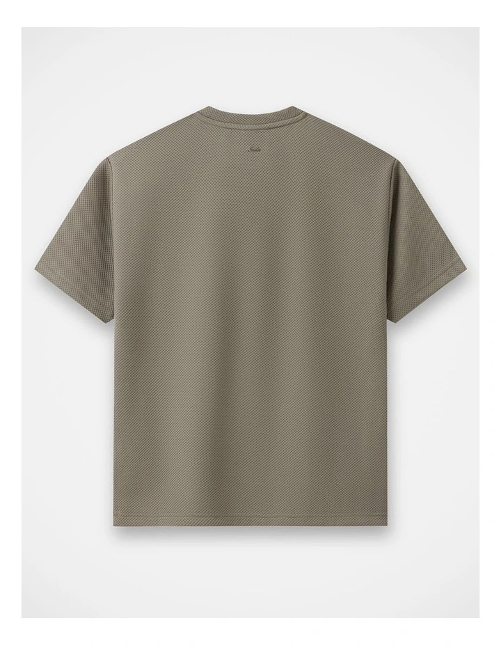 The Stansfeld Waffle Tee - Gravel (3-7 yrs) image 3
