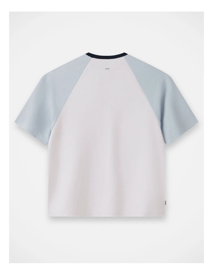 The Huntley Raglan Tee - Blue Combo (3-7 yrs) image 3