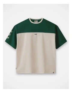 The Malibu Tee - Green/Vanilla (3-7 yrs)