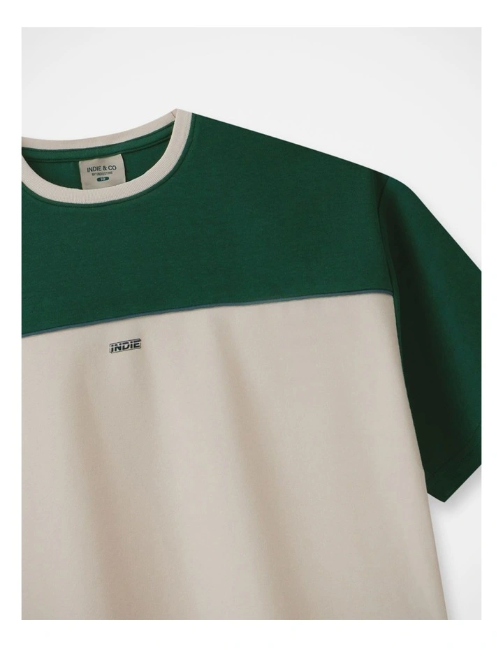 The Malibu Tee - Green/Vanilla (3-7 yrs) image 2