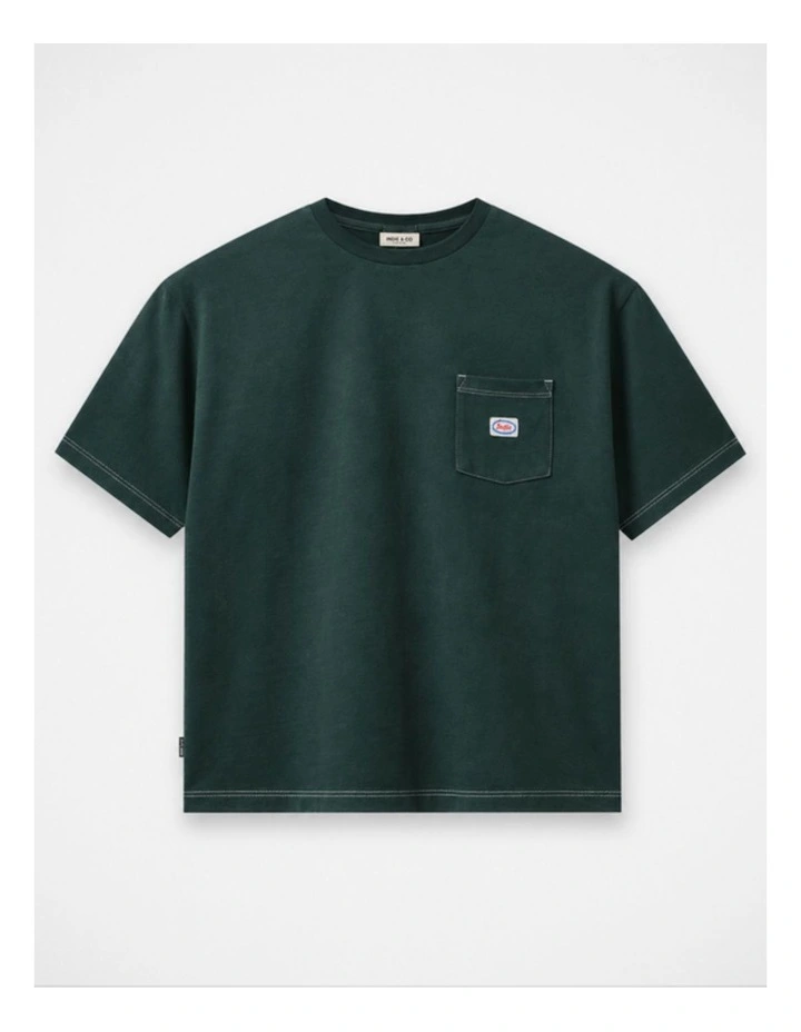 The Millenium Tee - Washed Emerald (3-7 yrs) image 1