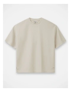 The Tech Flynn Waffle Tee - Bone (8-16 yrs)