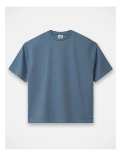 The Tech Flynn Waffle Tee - Cornflower (8-16 yrs)