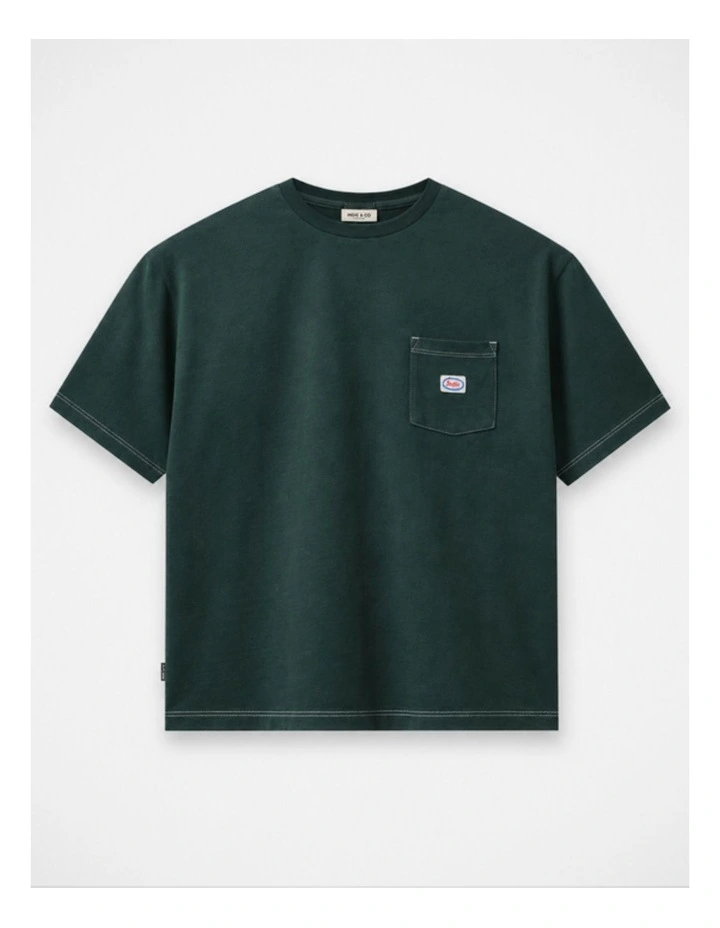 The Millenium Tee - Washed Emerald (8-16 yrs) image 1