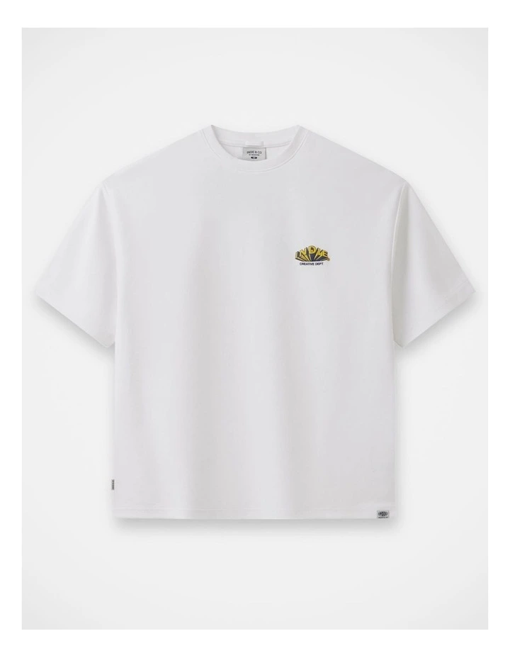The Sawyer Tee - Winter White (8-16 yrs) image 1