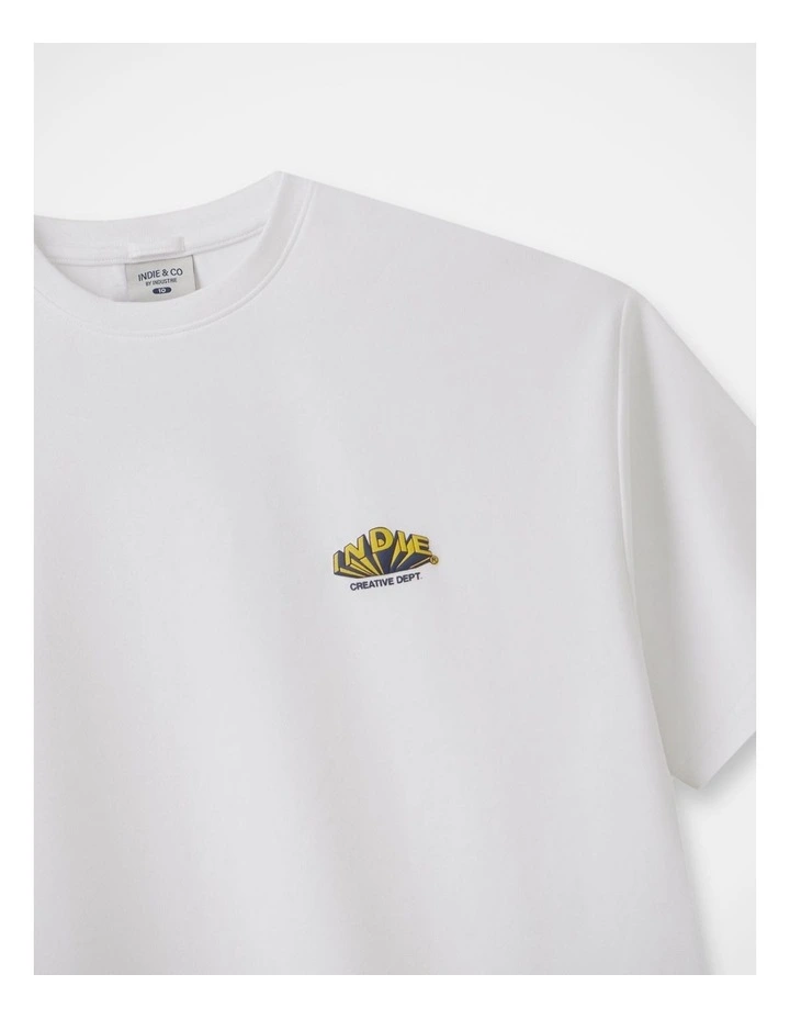 The Sawyer Tee - Winter White (8-16 yrs) image 2