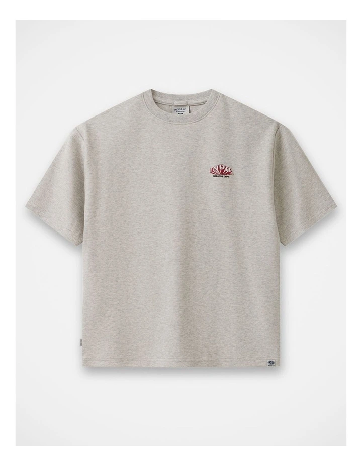 The Sawyer Tee - Oat Marle (8-16 yrs) image 1