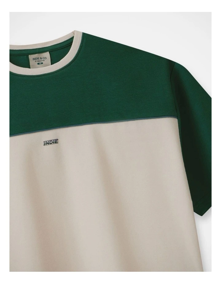 The Malibu Tee - Green/Vanilla (8-16 yrs) image 3